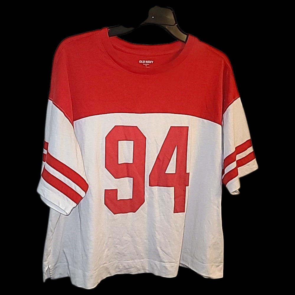 Old Navy Football Style Graphic Tee Number 94 Women's XL
